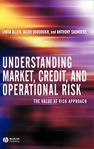 Understanding Market, Credit, and Operational Risk: The Value at Risk Approach von Wiley